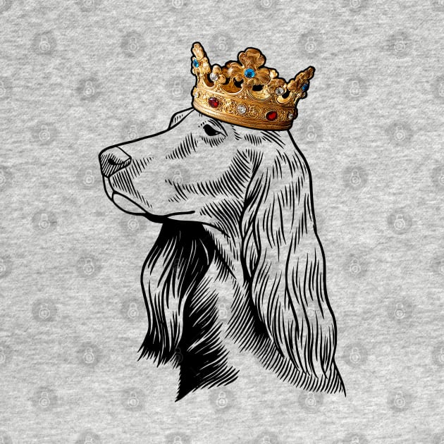 Irish Setter Dog King Queen Wearing Crown by millersye